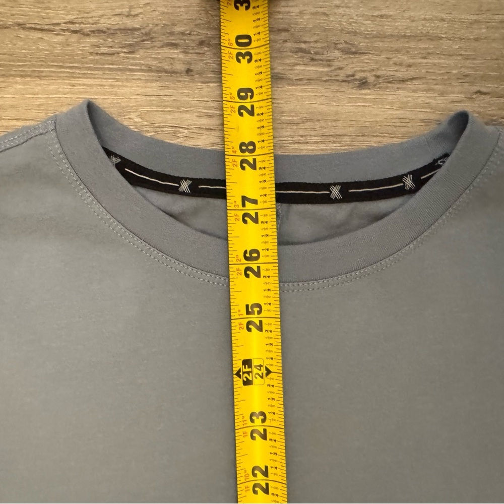 Modern Gray Short Sleeve Men's Tee - Picture 3 of 7